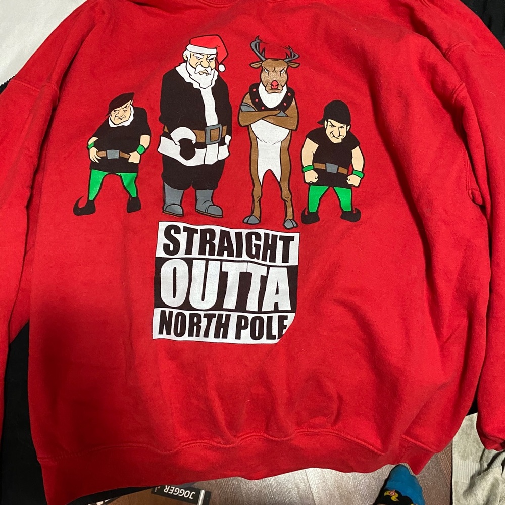 Snowtorious straight outta Compton crewneck fluffy